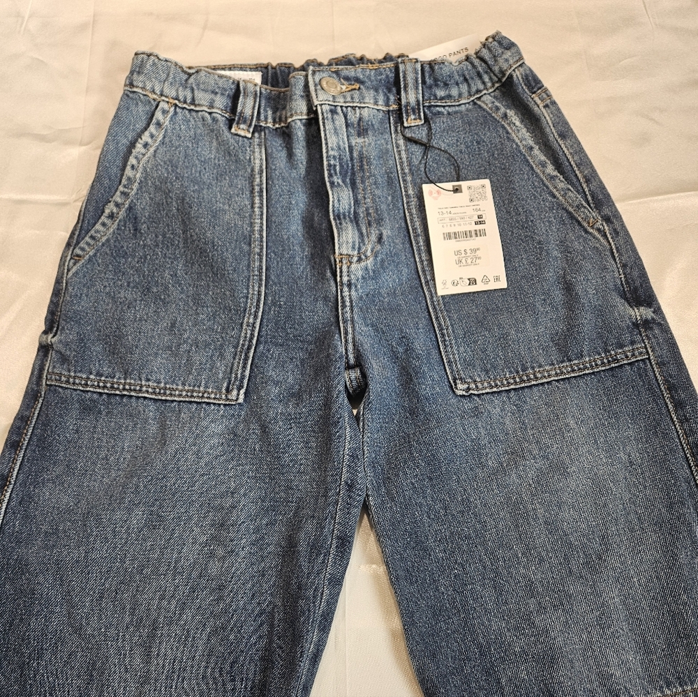 Zara Kids Blue Denim Jeans(164 Cm)